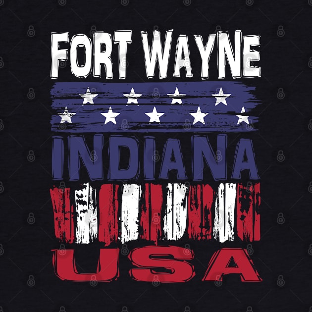 Fort Wayne Indiana USA T-Shirt by Nerd_art